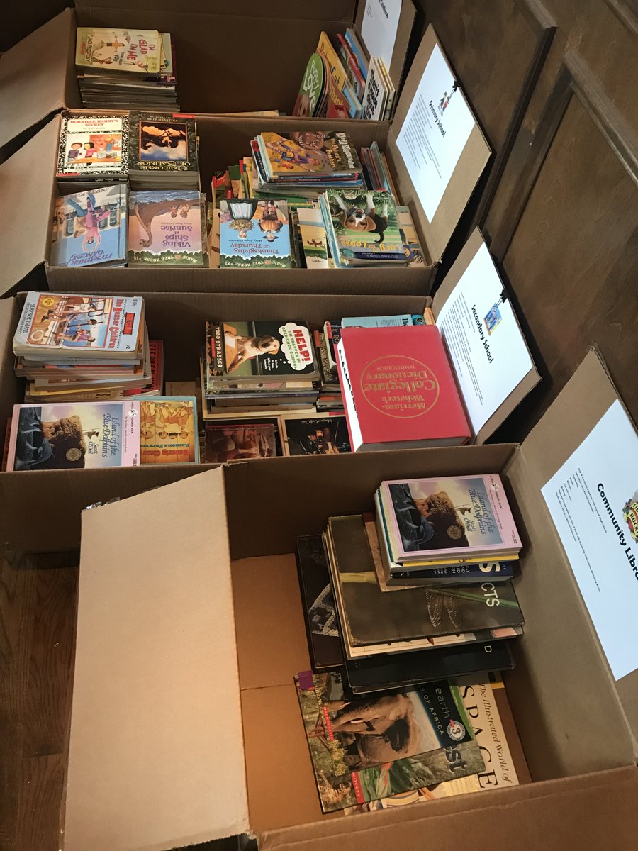Wow! There are book drive organizers are already creating libraries for 2019! Here is the progress of Ishaan’s book drive for Lesotho! You can sign up to do your own here: africanlibraryproject.org/book-drives/st…