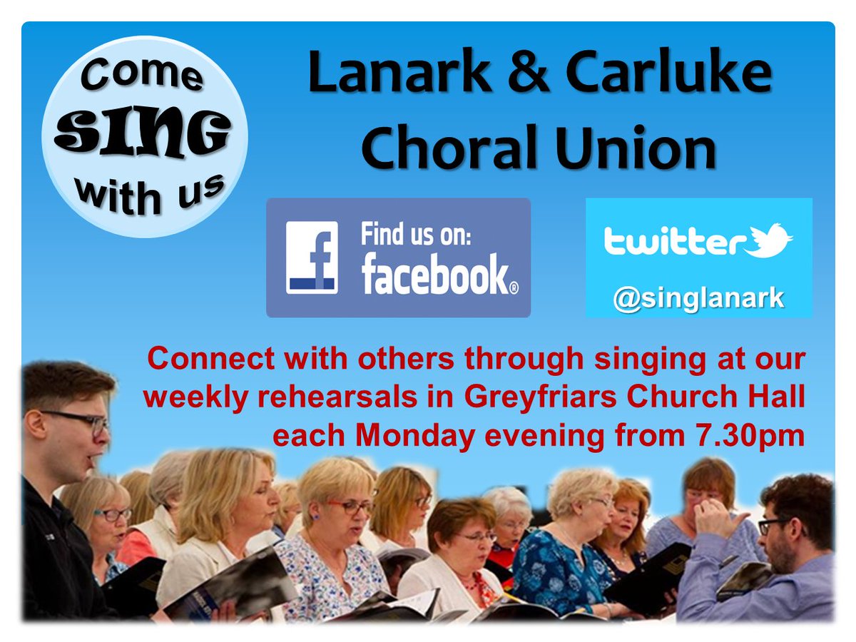 singlanark's tweet photo. **Calling all members and friends** we are looking for some volunteer to help hand out flyers etc on Sunday 12th August. Early start from 8.00am. Please let Christina know if you can help or PM the page. Thanks in advance. #singlanark #lanark #Choir #community @singlanark https://t.co/try0ExAohA