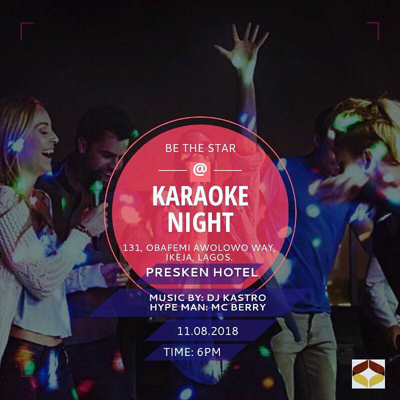 Presken_Hotels's tweet photo. Come have fun, it's karaoke season. #Presken #Preskenhotels #hotels #hotel #resort #resorts #karaoke #lagos #lasgidi #nightlife https://t.co/67RepoVFuH