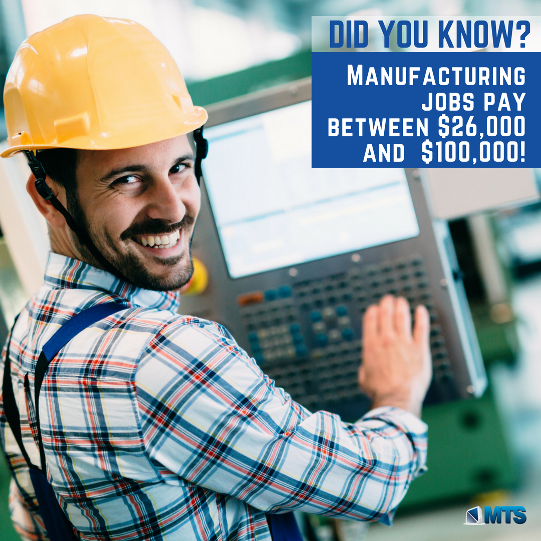 MTSeducation's tweet photo. Are you considering a career change? Careers in advanced manufacturing pays between $26,000 and $100,000 yearly! Find out what it takes to earn more in manufacturing industry:  #SkillsTraining #AdvancedManufacturing #Manufacturing #MFG #CNCMachining
https://t.co/bwy9v14b5h https://t.co/YtNm9p98Y6