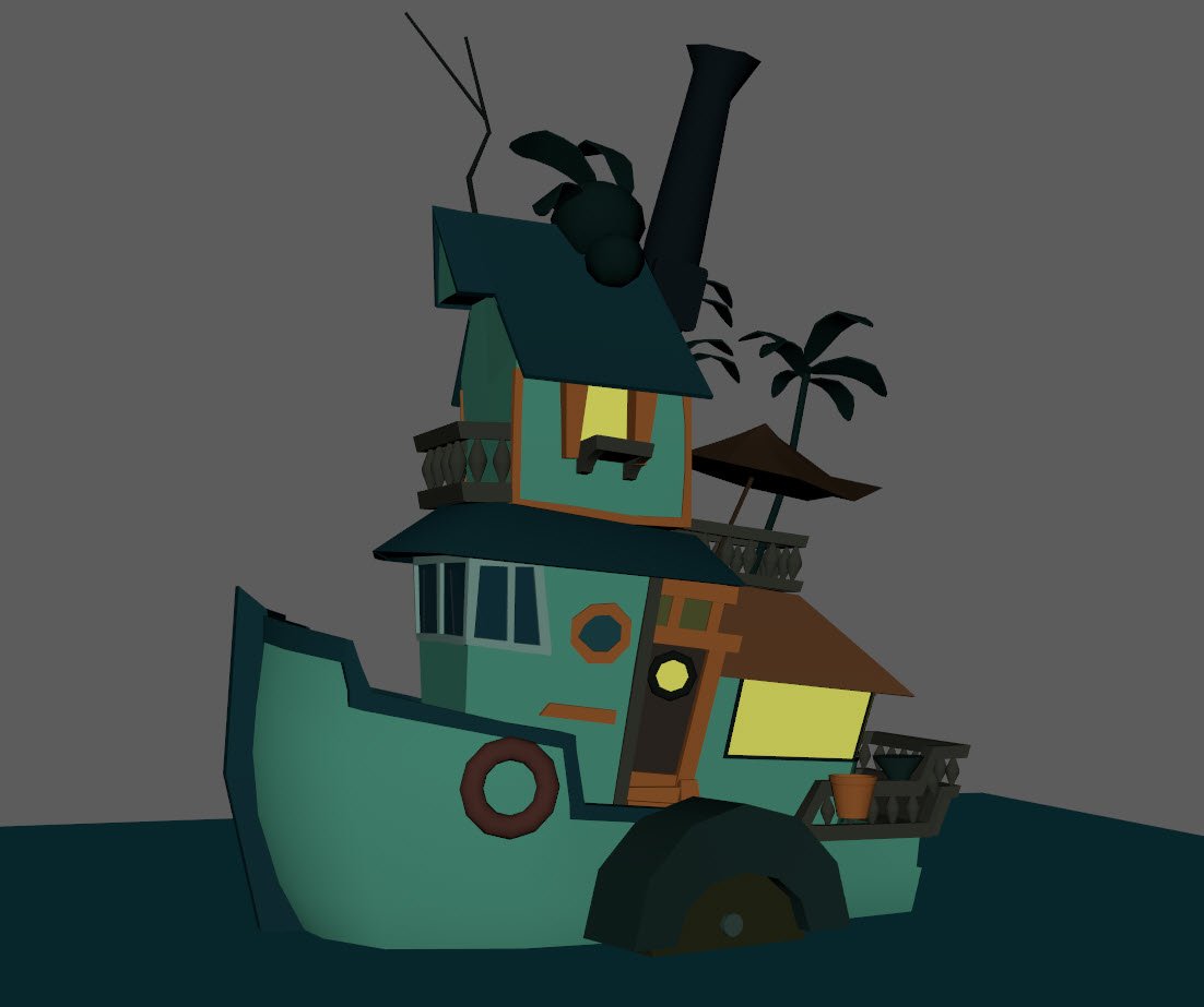 jill3d's tweet photo. - Work on handpainted boat &amp; post at least 1 progress pic in 2 weeks (see blockout, which is...old, lol)
- Work on indie game narrative for vertical slice
- Work on indie game vis dev for vertical slice https://t.co/w9U2L57zz5