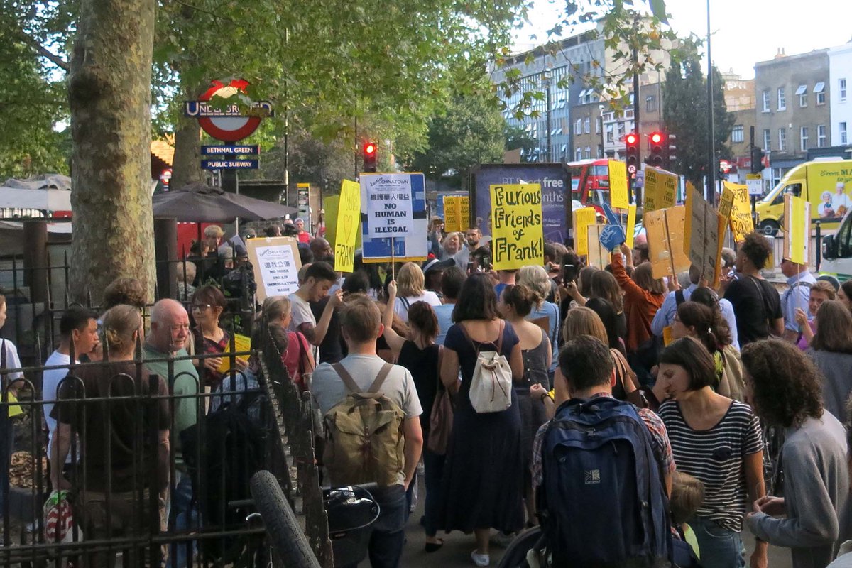 dan_mccurry's tweet image. @TH_Labour_Party were the campaign to @frank_save, whose coffee stall at Bethnal Green tube is threatened.