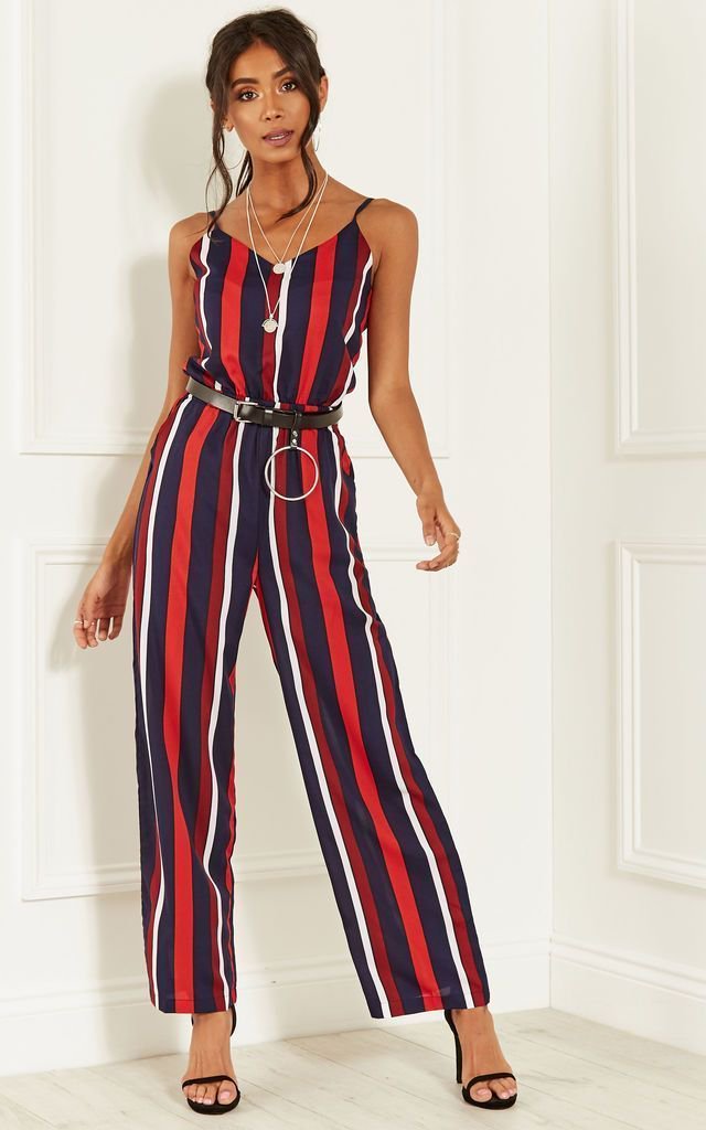 silkfred red jumpsuit