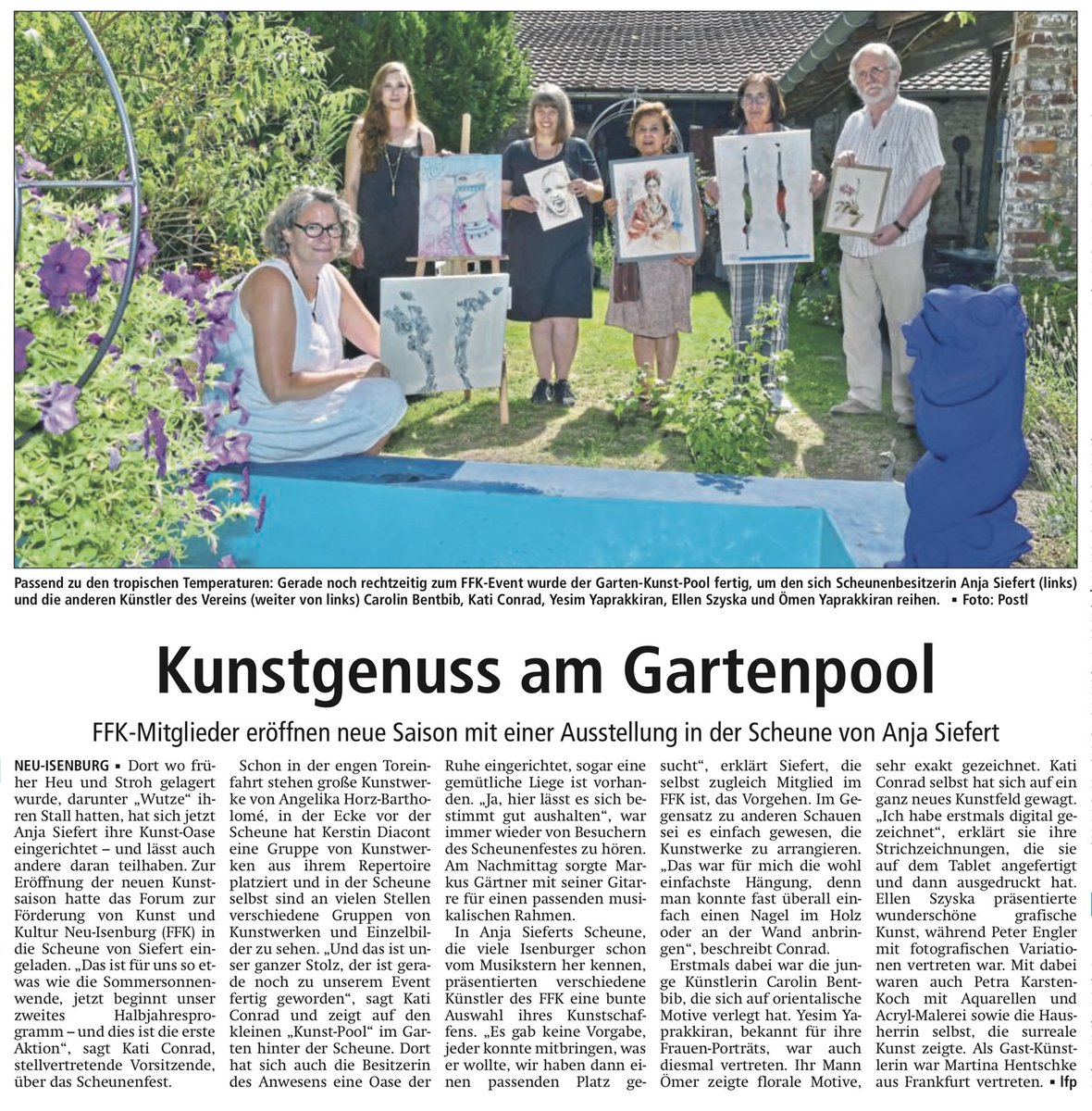 ffkni's tweet photo. Heute in der Offenbach Post. @ffkni #neuisenburg #kunst https://t.co/2B1c7SkO6v