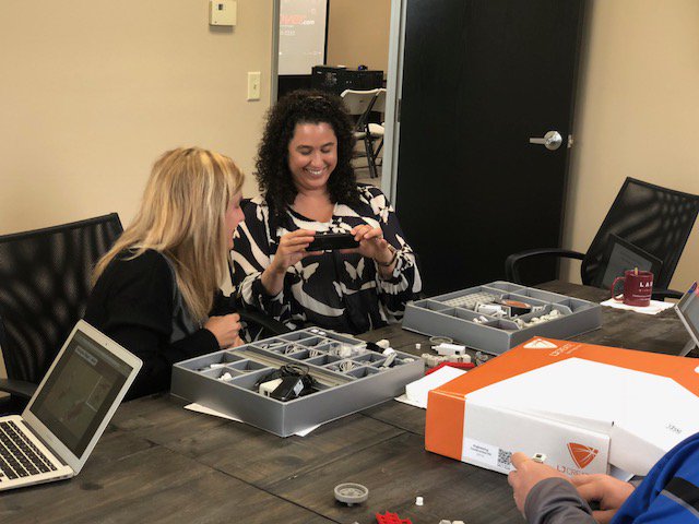 LJCreateInc's tweet photo. Thanks to the Teachers and Administrators from the 3 school districts that attended  Train the Trainer Day at @labmidwest for LJ Create Design &amp; Technology. https://t.co/H6xvvF6f4l