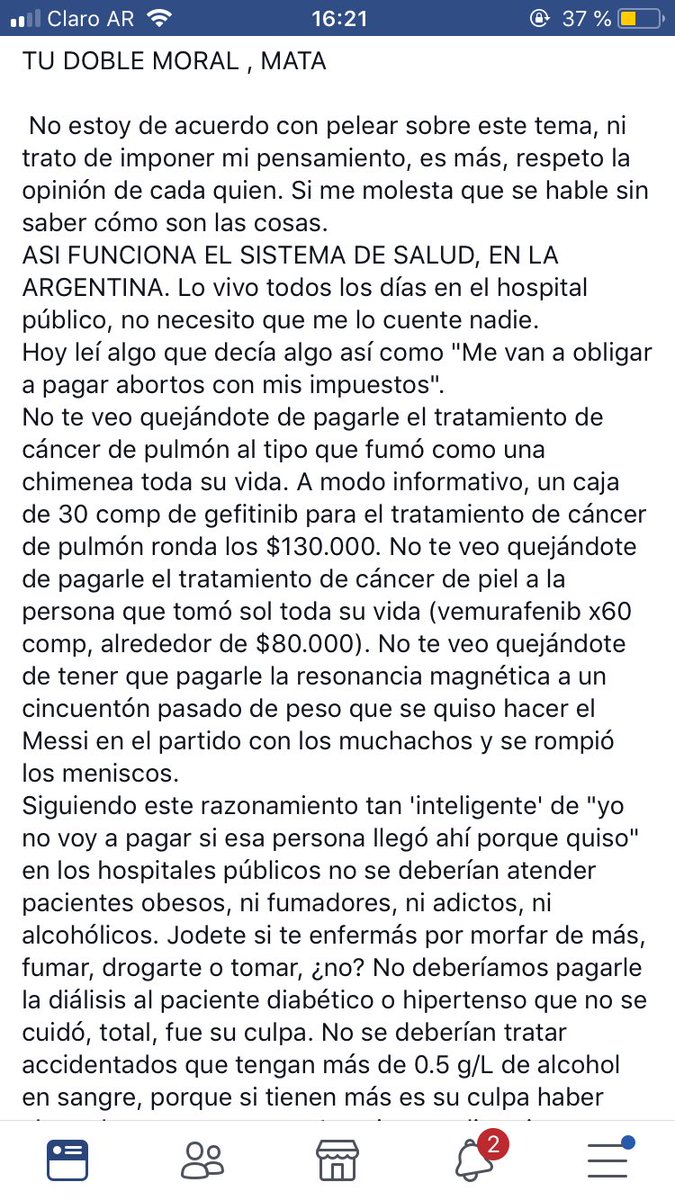 flordiaz010's tweet photo. Lo mejor que leí #AbortoalegalYa https://t.co/5V67ChvfSE