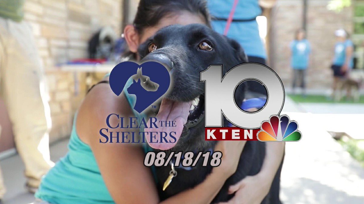 amugaverotv's tweet photo. Join us on August 18th for Clear the Shelters! https://t.co/JkKkZ5iHW1