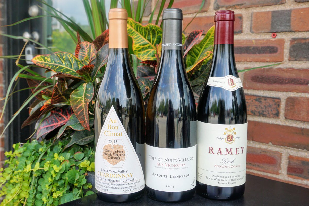 It's Wine Wednesday! $6 by the glass special featuring our 2016 Domaine Dubost Gamay Beaujolais Villages, France; $14 Wine Flight featuring these 3 bottles of Chardonnay, Pinot Noir, and Syrah; and 20% off retail or in-house wine bottles. Join us! #drinkindy