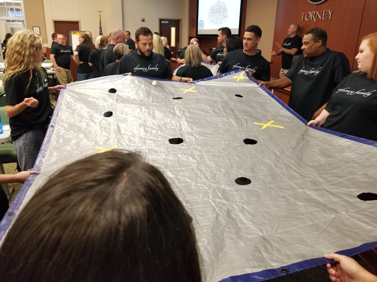 WMSwarrior's tweet photo. Warren family enjoying team building activities!  #forneyfamily https://t.co/ml6Z6k2SVn