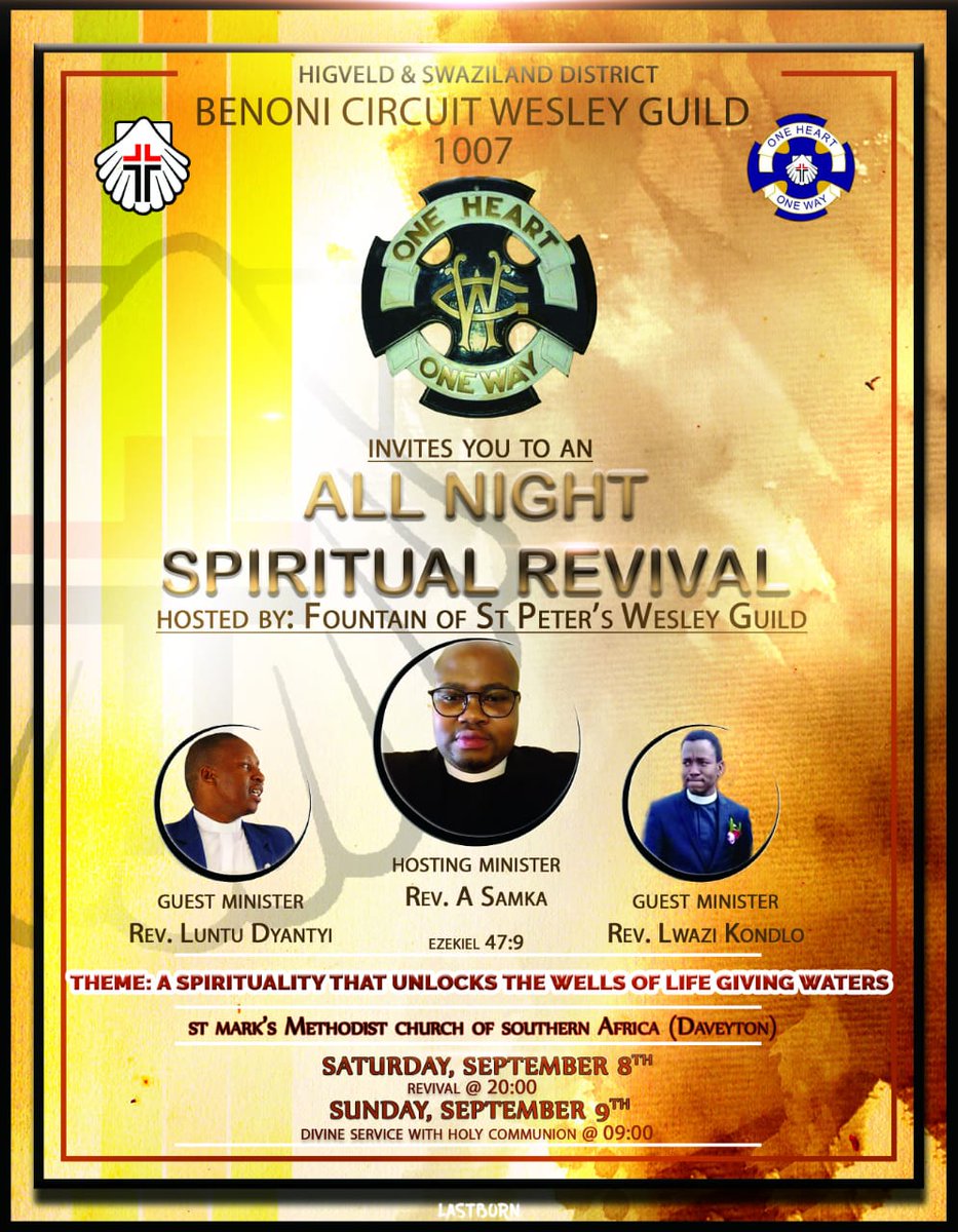 FountainYouthUn's tweet photo. More info on our All Night Spiritual Revival 😇
@Methodist_hymns @MYU_DKzone2 @MethodYouthUnit https://t.co/qflPN2lbt7