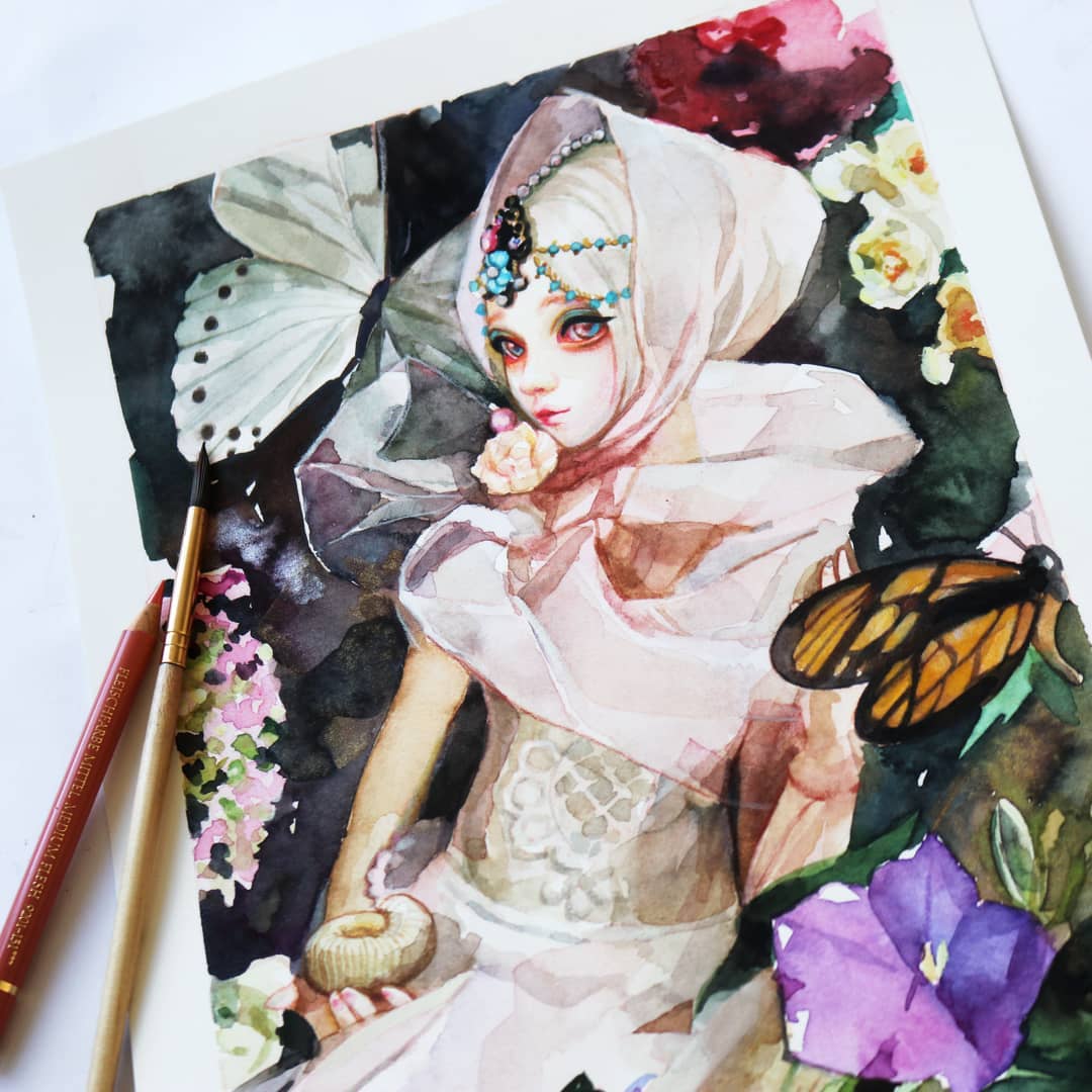 wowbywow's tweet photo. A beautiful #wip by @LiobaBrueckner for our upcoming Shadow and Grace group show:
https://t.co/eYAGz8224W
#liobabruckner #art #artist #painting #watercolor #coloredpencil #artshow #artgallery #shadowandgrace #fantasy #fairy #magical #enchanted #dollart #illustration #fairytales https://t.co/U2jdKMg54a