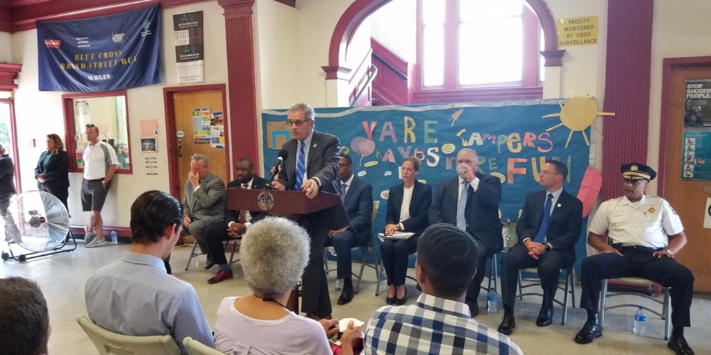 Today, Larry joined other public officials at the Vare Recreation Center in Southwest Philly. He talked about why all of us need to stand up to the National Rifle Association to help end straw purchases and the public health crisis that is #gunviolence. #guncontrolnow