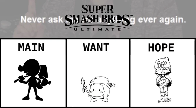 haha you gamers play smash or what 
