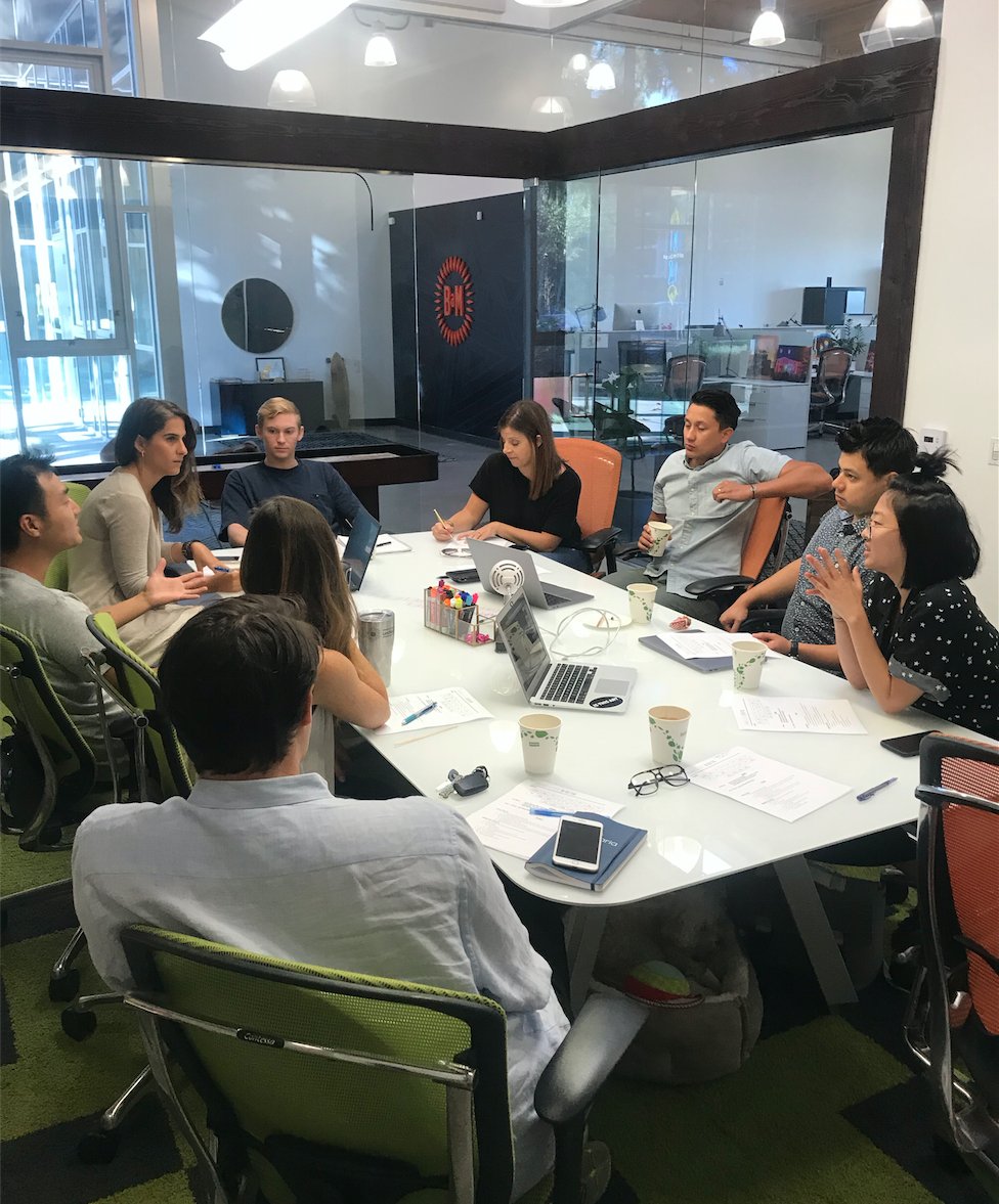 Loved hosting the <a href="/ThinkLA/">CollinsThink</a> Emerging Young Leaders Council this morning at our #BaMWest office  #upandatem #earlyrisers
