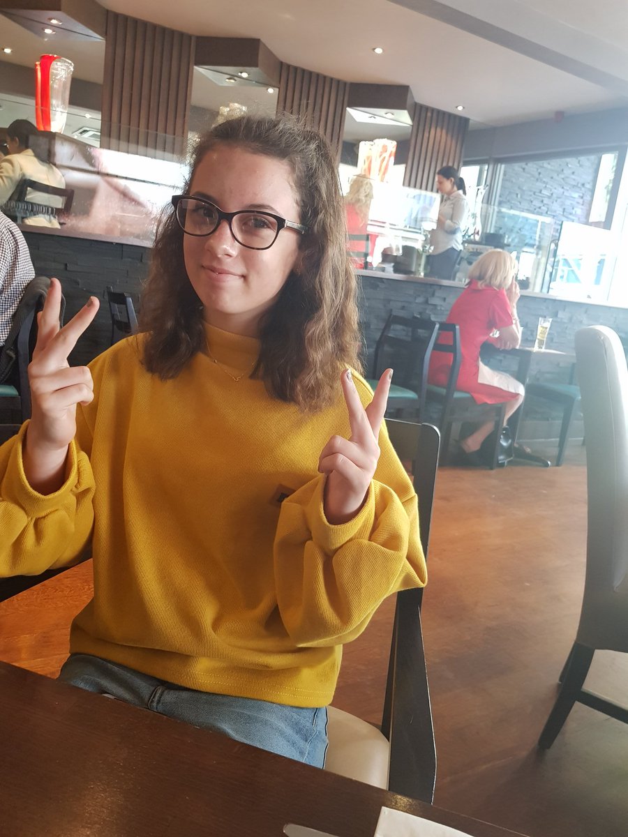 JBrocksom1410's tweet photo. So so proud of my little/big lady she is amazing, and so grown up, look at the starter she ordered 😂❤
#motherdaughterforever https://t.co/EVDmxjk9vy