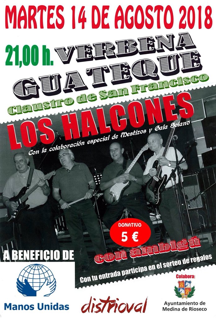 distrioval's tweet photo. La 🤝 solidaridad y la 🎼 música se unen el próximo 14 de agosto en el claustro de San Francisco, en #MedinadeRioseco. No te lo puedes perder‼️

🌐Manos Unidas
🍻distrioval
🏛Ayuntamiento Medina de Rioseco

#masqueunaempresa
#tudistribuidoroficial
#música
#solidaridad https://t.co/g2S0Qiprld