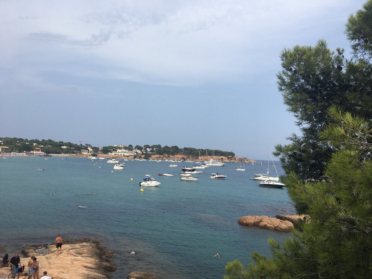 Increíble #S’Agaró refugio de Paz y Relax... Adoro nuestra #CostaBrava 
Gracias por estos días!!⛵️