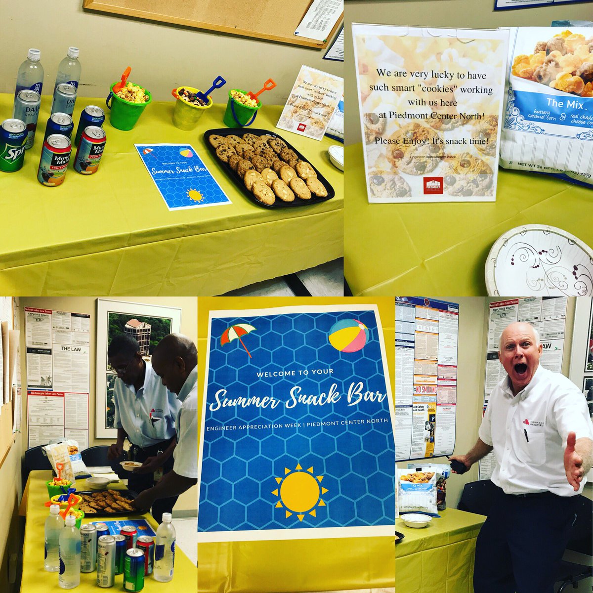 TACPCN's tweet image. A Summer Snack Bar just in time for that 3:00 feeling @tacpcn 🕒 🍪🍿🍫#engineerappreciationweek