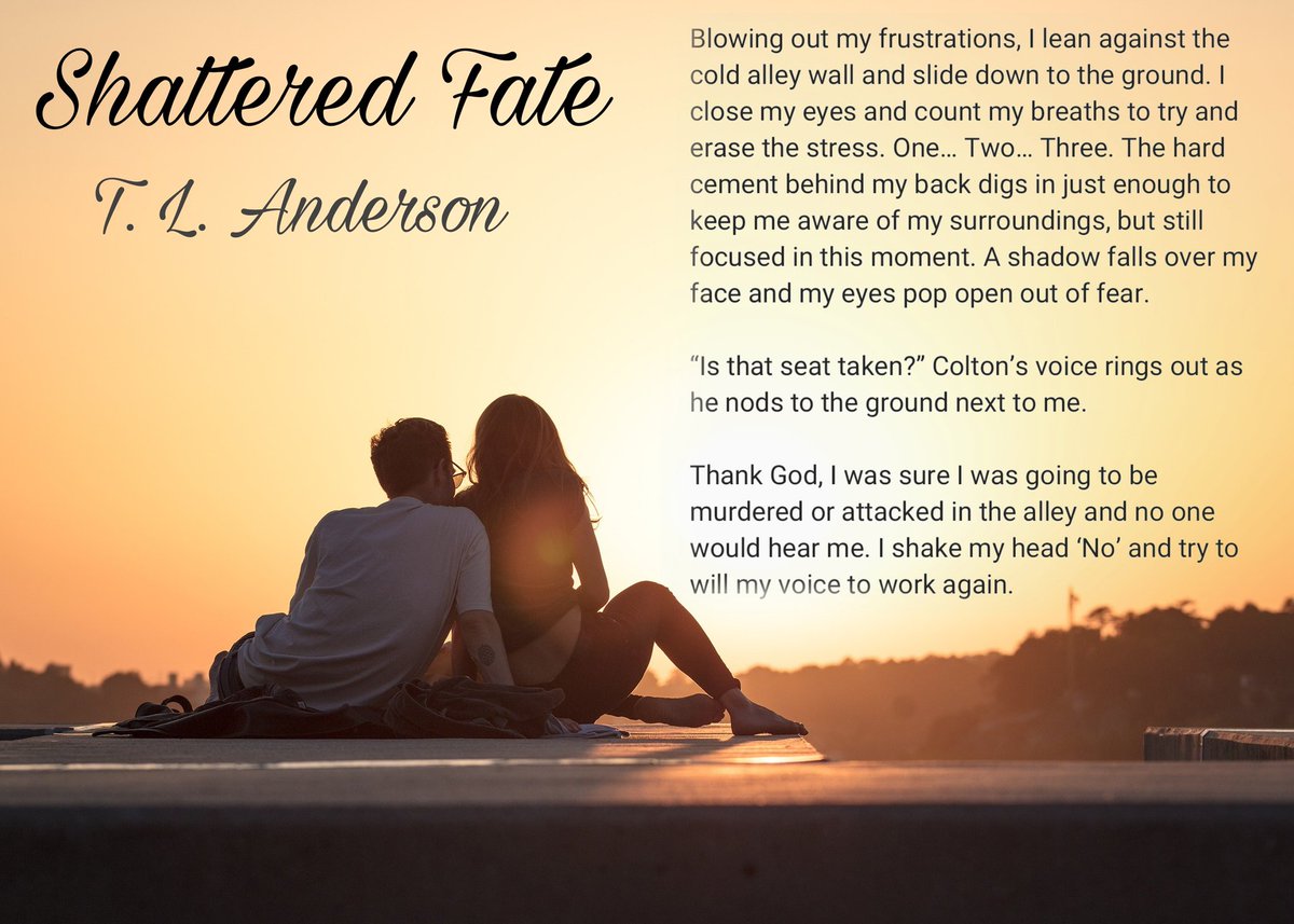 TLAnderson6's tweet photo. Paperback is LIVE! Link included below.  #debutnovel #newrelease #ContemporaryRomance

1 more day until the kindle version goes live! 
Preorder now and read on 08/09/18!!

I'm so excited for you to read about Ashley and Colton's journey!!

Paperback:
https://t.co/YjJ0bfHHuL https://t.co/diwGN5AZVH