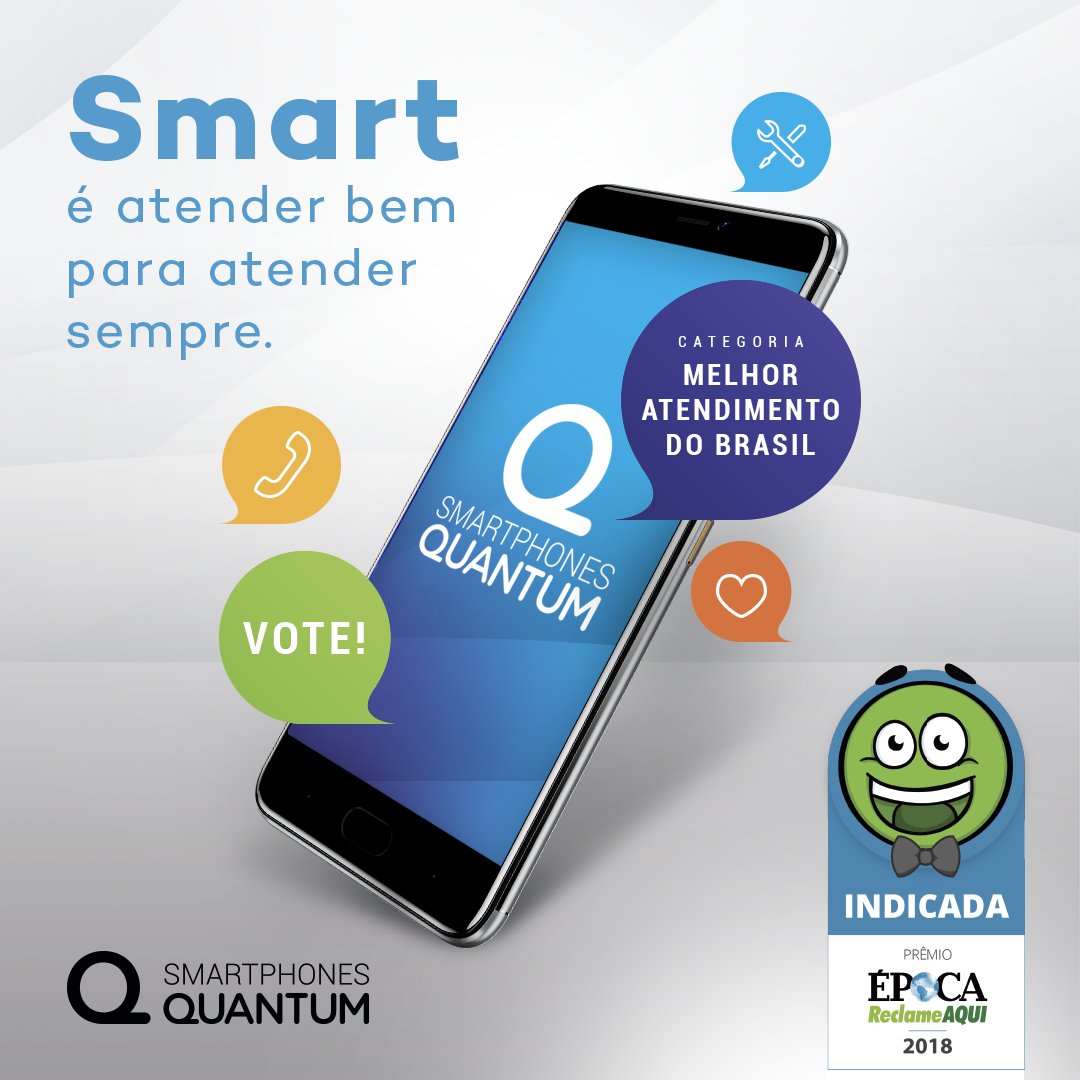 meuquantum's tweet photo. Estamos concorrendo ao título de Melhor Atendimento do Brasil no Prêmio Época Reclame Aqui 2018. E precisamos do seu voto para conseguir mais esta conquista ❤️! Para votar na Quantum no Prêmio Época Reclame Aqui 2018 basta acessar https://t.co/cMDD1POapb e seguir os passos! 👍 https://t.co/FGG7XzwPQ1