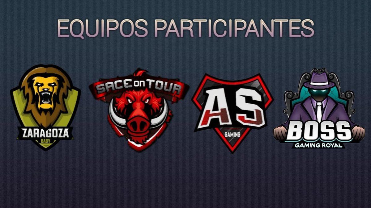 Tras la primera ronda de presentaciones os traemos 4 equipos más. ¿Qué os parecen?

¿Creéis que alguno de ellos se llevará la competición?

📍 <a href="/ZaragozaBaby/">Baby Zaragoza</a>
📍 <a href="/sace_tour/">Sace On Tour</a>
📍 @ASGaming_GG
📍 <a href="/BossGamingClub/">Boss Gaming</a>

¡Bienvenidos y mucha suerte!