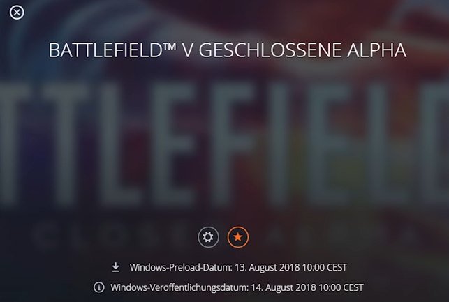 #BattlefieldV Closed Alpha (PC) nochmal spielbar. Preload wohl ab dem 13.8. möglich. Mehr Infos im Laufe der Woche: bf-games.net/news/10992/bat…