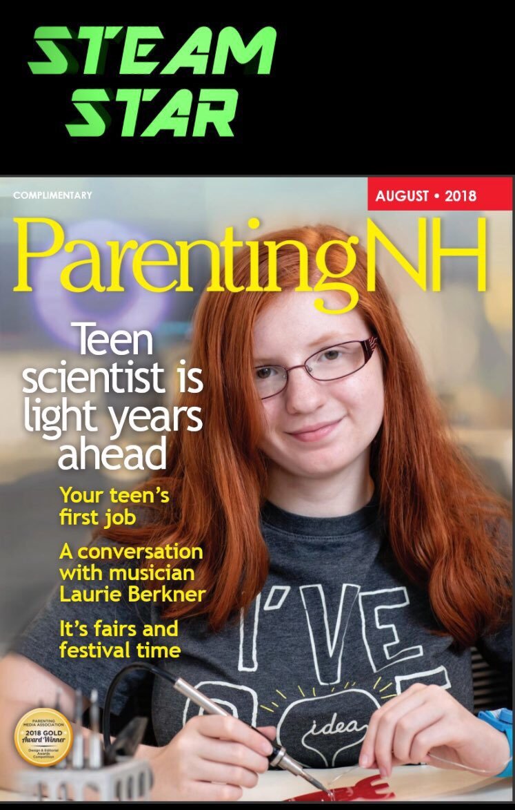TheSTEAM_Squad's tweet photo. Our #STEAMSquad sister @Supernova_Style has been busy this summer. Read about what this current #STEAMstar has been up to on our new webpage https://t.co/51gZphHnSz. This month in NH she is also on the cover of @ParentingNH read the article here: https://t.co/kG7uGLHlwC https://t.co/PLLUKJwgLD
