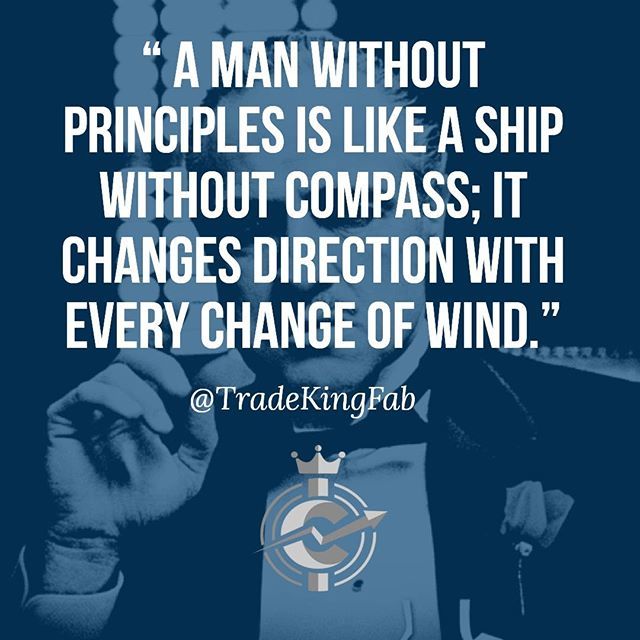 tradekingfab's tweet photo. I always say that a man without PRINCIPLES is a man without a SOUL.

Principles are living life with a strict set of personal rules. 
I still remember watching the Godfather and Scarface when I was younger and even though some might have seen them as thu… https://t.co/TUe25dlIbj https://t.co/19LHohpqNe