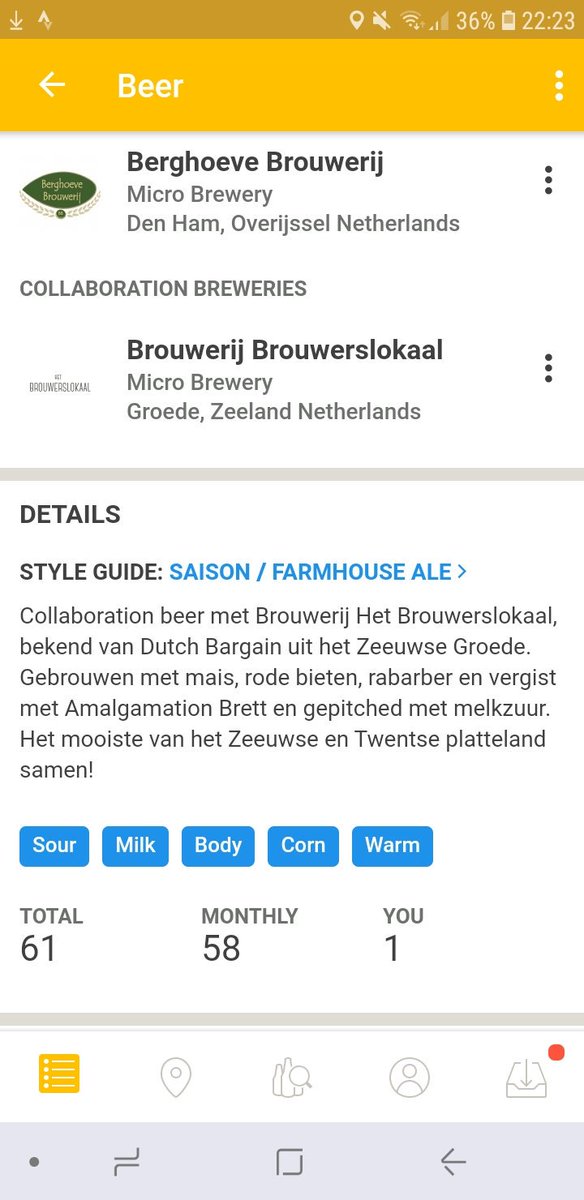 Dit is echt een lekker Twents/Zeeuws biertje. <a href="/Berghoeve/">Berghoeve Brouwerij</a>

#WatDrinkJij?