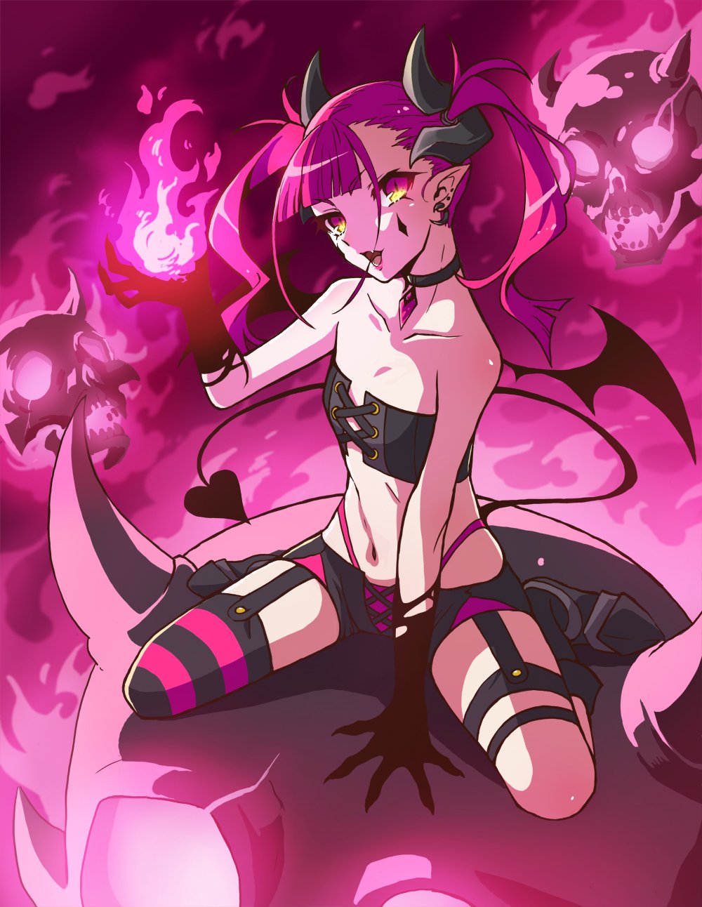 MonoTsuki on X: Demon Girl #anime #Demon #originalart #succubus  #digitalart #monotsuki t.coR51p6sC6zT  X