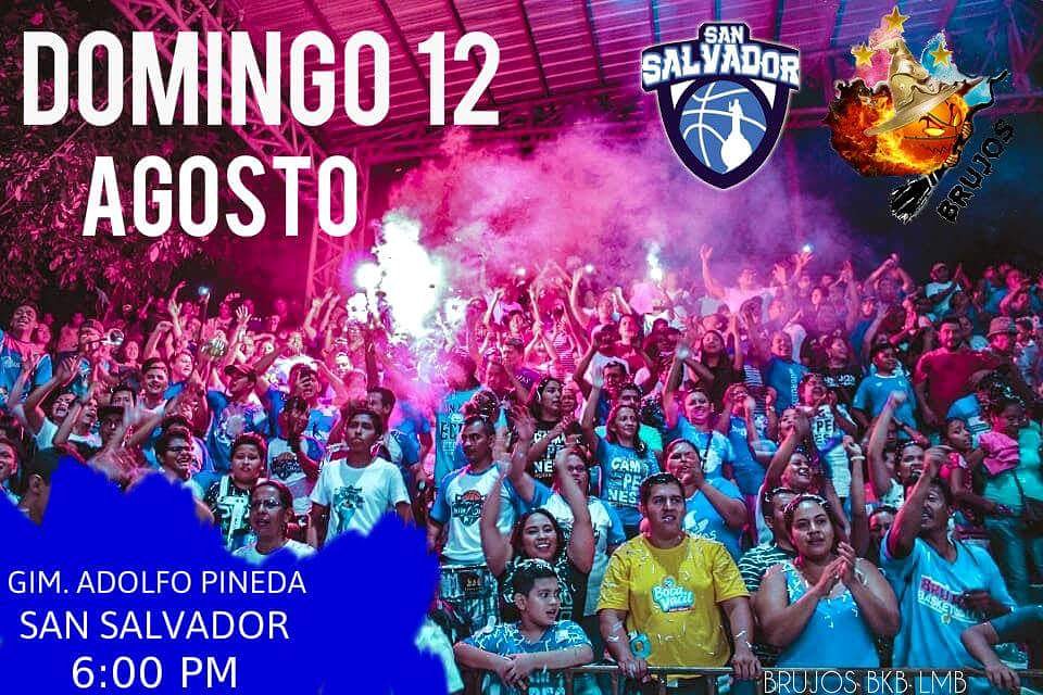 #JUEGOSLMB 

DOMINGO 12 DE AGOSTO: BRUJOS VRS SAN SALVADOR
GIM.ADOLFO PINEDA SAN SALVADOR
HORA: 6:00 PM

Familia Bruja esperamos contar con su apoyo este domingo 12 de Agosto ya que sera nuestro segundo juego de temporada, queremos sentir su apoyo como SEXTO jugador en cancha.