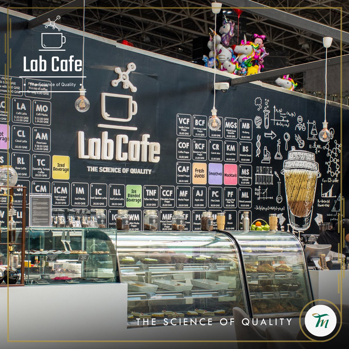 TawarMallDoha's tweet photo. #LabcafeQa ⚗️ Experience The Science Of Quality From The Coffee Specialists * The Scientific Coffee ☕ * at @TawarMallDoha ​ ⛲

#LabCafeQatar #labcafe #CoffeeAffair #ScientificCoffee #Desserts #CoffeeScientists  #ItsTawarMall #OneForAll #WeAreQatar #TawarMall #Doha #Qatar https://t.co/xL7jtvhDaZ