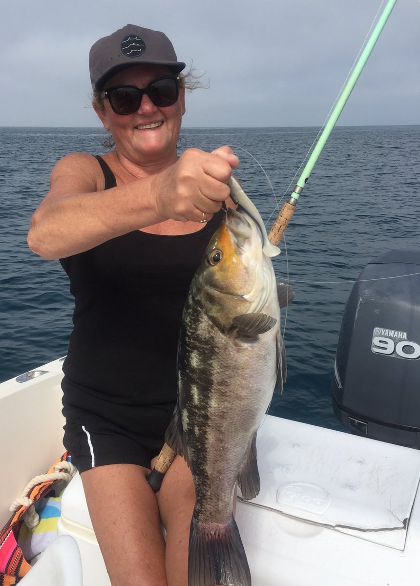 OCSportsBarber's tweet photo. Mr and Mrs Rentziperis On The Calico Bass last weekend 🤙 https://t.co/Wmj3J1Ghqu