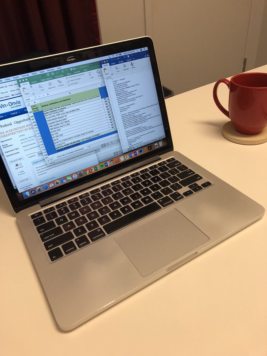 Brushing up on <a href="/USGSA/">GSA</a> #OASIS on-ramp. While it is a very complex, detailed bid and a HUGE effort, could you imagine preparing a response without those pre-populated worksheets?! #godsend #RedTeamTakeover #TwitterTakeover