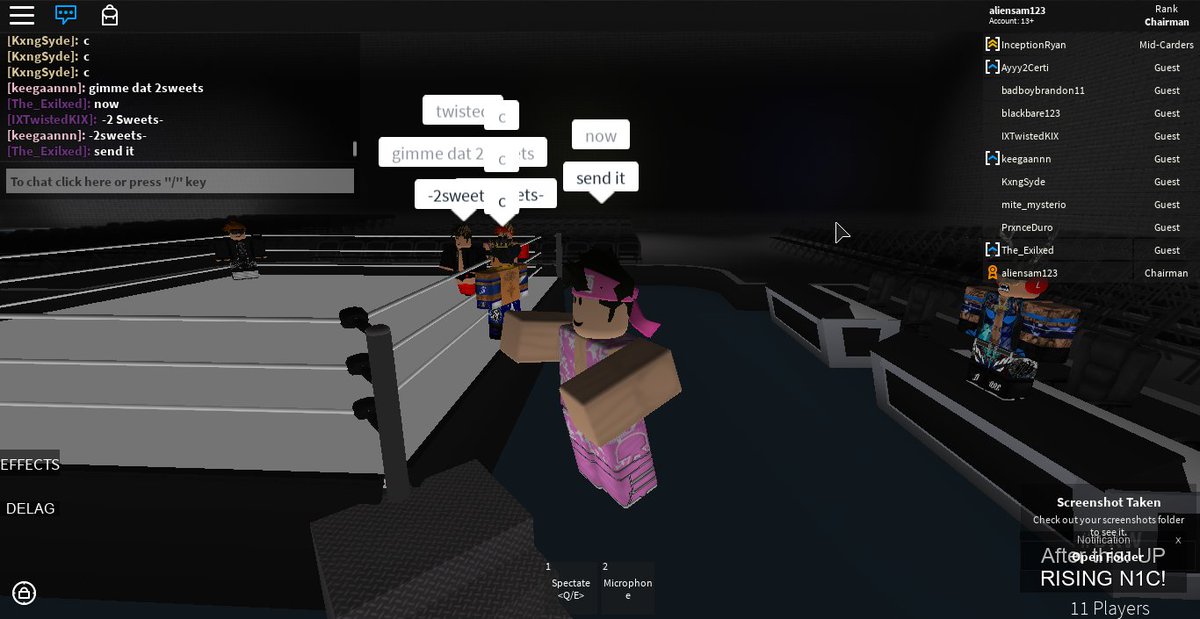 URW10556960's tweet photo. PT2!
Our other competitors are! #ExiledPhil, @JaylonxDuro. In a Final 2 BATTLE! Keegan Pulls the win! BUT King Syde CUTS HIS CELEBRATION SHORT.. Putting him through two tables, even attacking the chairman himself and stealing the belt! What can we expect from Certi and Syde? https://t.co/w7Ou9efF3w