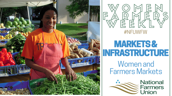 Did you know that women farmers are more likely to sell their products at farmers markets? This is largely due to low entry costs, the ability to diversify products, community building, &amp; capturing a larger share of the consumer dollar:  nfu.org/2018/08/08/mar… #FarmersMarketWeek