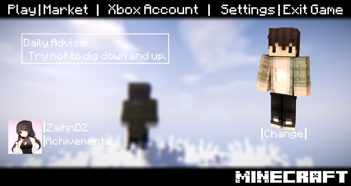 Zaihn_Twits's tweet photo. #MinecraftUI Recreated skin changer and skin previev. They should be 3d as classic, but to see some details inside of skin https://t.co/KNcTYzJHGd