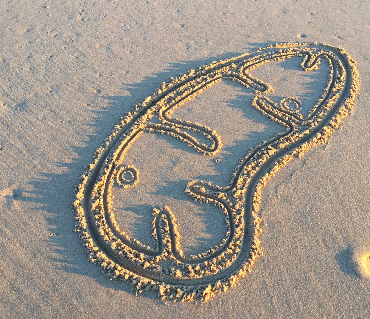 A mitochondrion at the beach with the sunrise. #Mitochondria are everywhere 😀