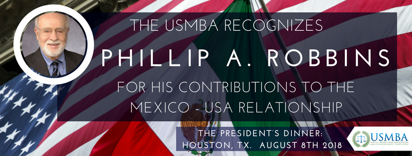 USMexicoBarAssc's tweet photo. Thank you all for joining us on this twenty-five year journey of friendship and collaboration: @HansonTradeLaw, @csugich, @LuisELujanS and Phillip Robbins. See you in a few minutes at the President's Dinner! https://t.co/ARlZCJHGtt