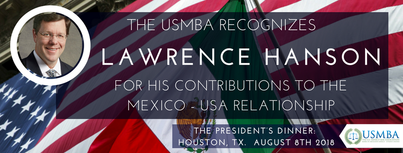 USMexicoBarAssc's tweet photo. Thank you all for joining us on this twenty-five year journey of friendship and collaboration: @HansonTradeLaw, @csugich, @LuisELujanS and Phillip Robbins. See you in a few minutes at the President's Dinner! https://t.co/ARlZCJHGtt