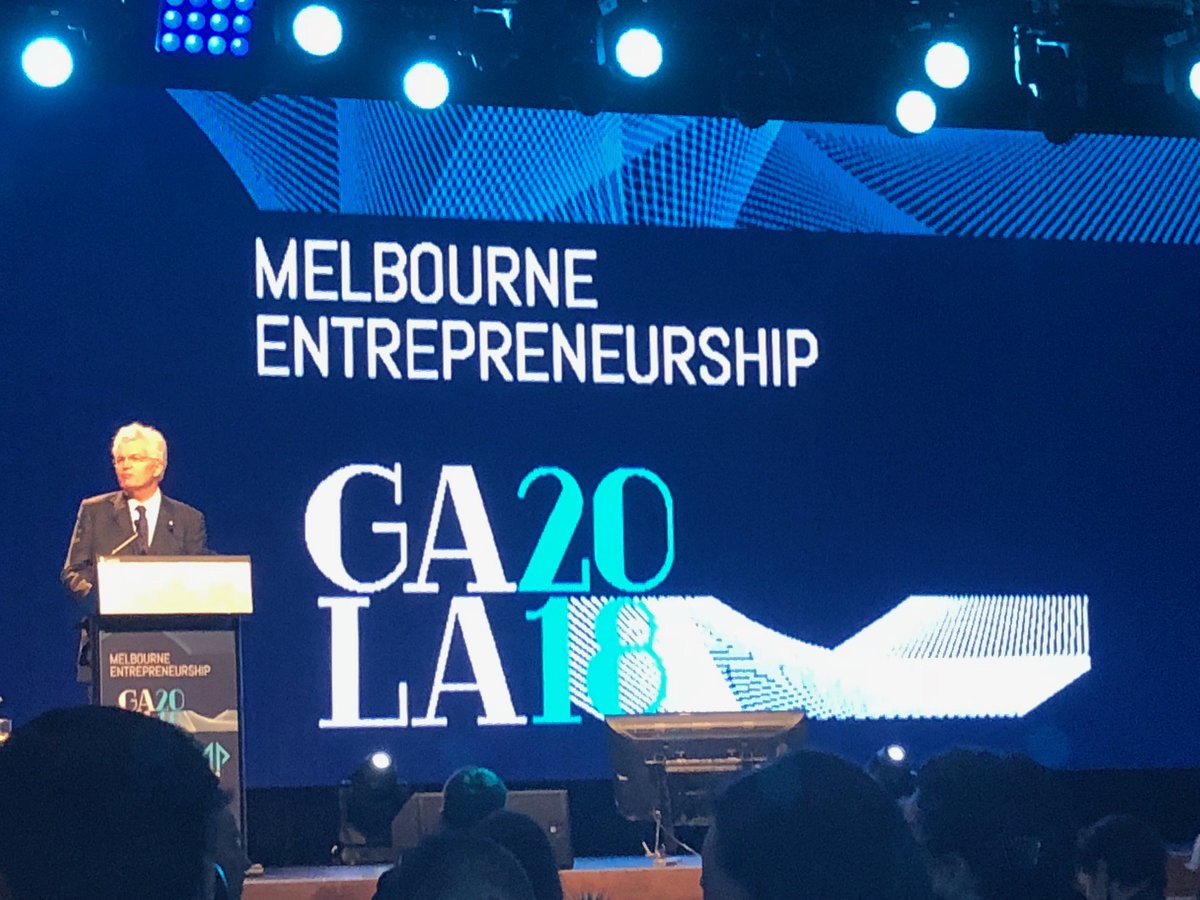 IncusPartners's tweet image. So proud to see some of the Melbourne Accelerator Program start-ups we&apos;ve been mentoring share their wins on stage in front of nearly 800 investors, founders and industry partners at the Melbourne Entrepreneurship Gala 2018. What an energising evening! #entrepreneurship
