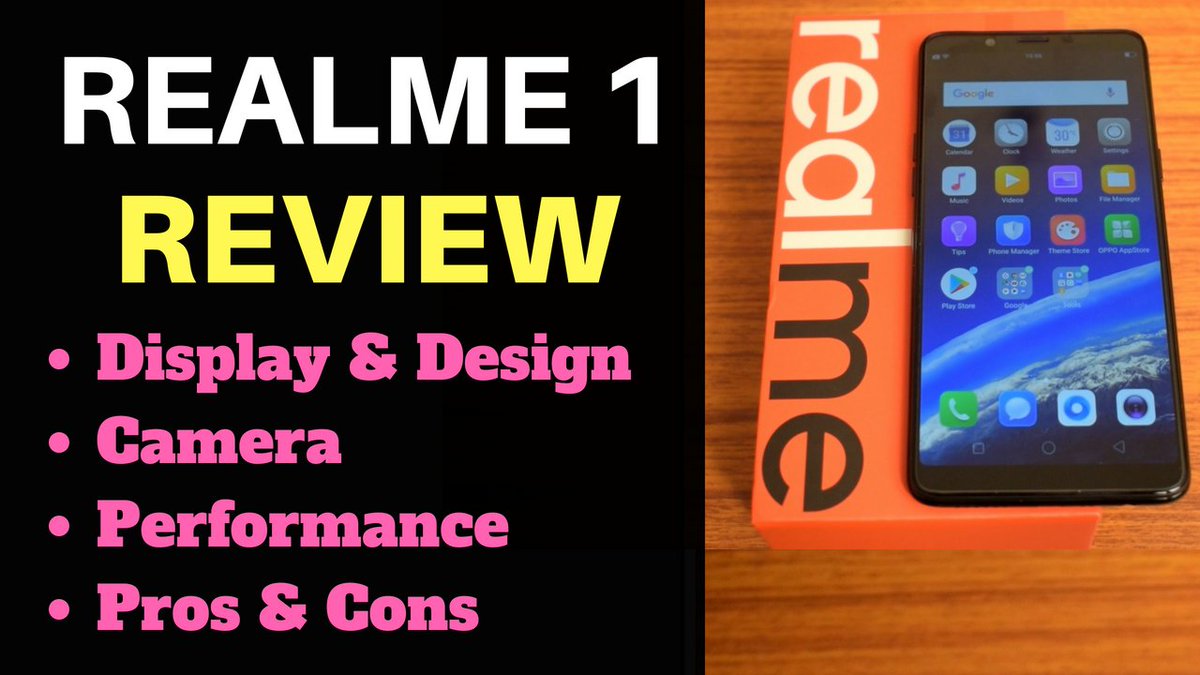 TechnicalBit's tweet image. Realme 1 Review, Design, Camera, Performance, Pros &amp;amp; Cons
youtu.be/Of9sfEKopzw