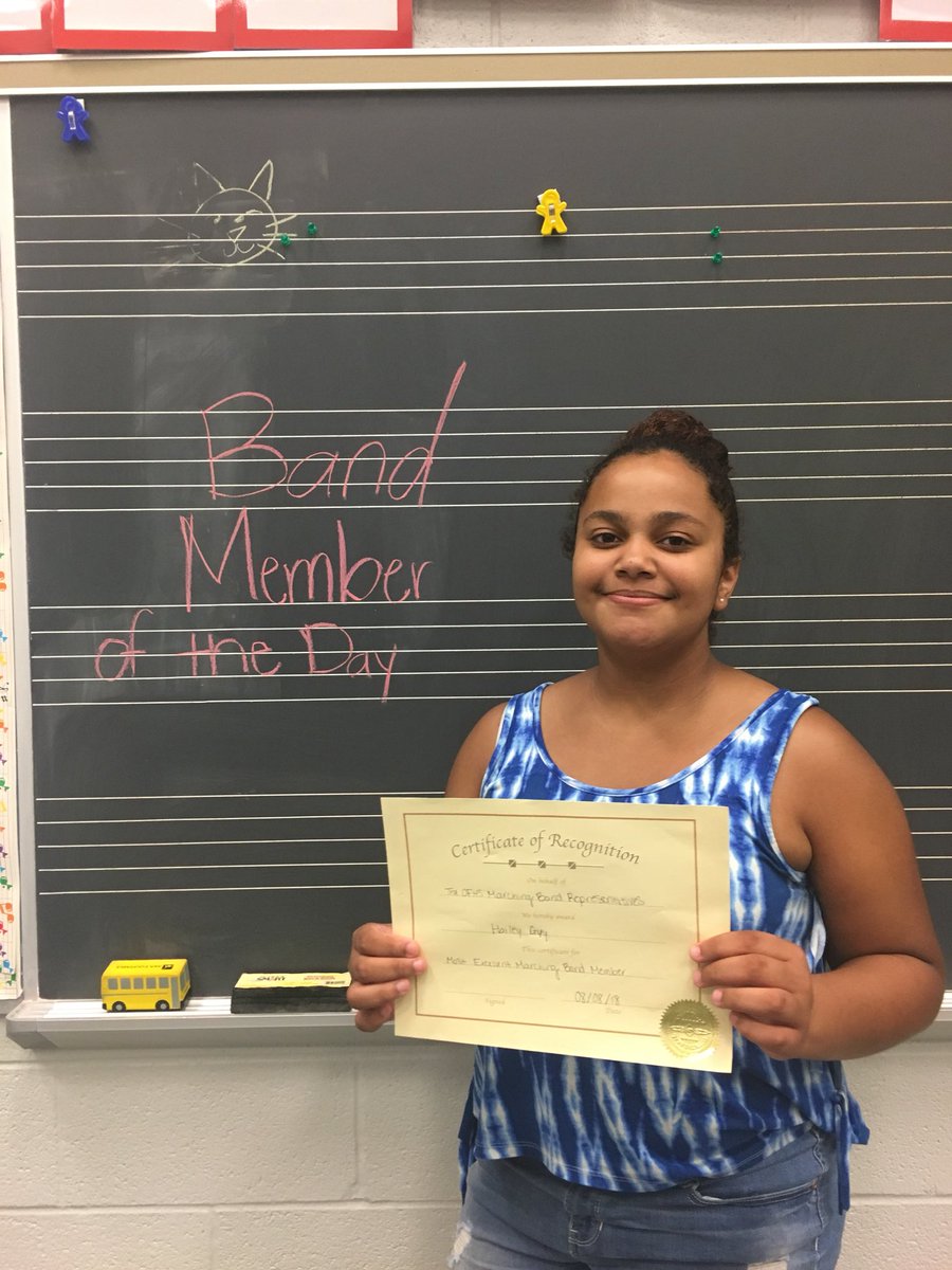 OFMBPR's tweet image. Band members of yesterday and today are Tatiana Kadras, Hailey Guy, and Nick Falcone! Congrats! 🎉