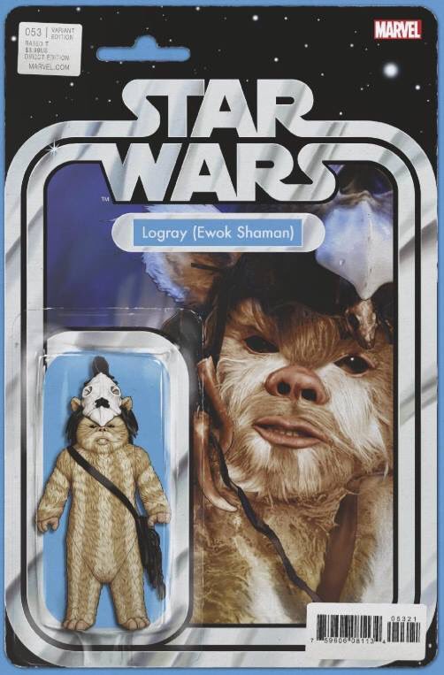 CollectCantina's tweet image. Hey, hey it’s #Logray! The #Ewok Medicine Man is the next #StarWars vintage figure variant cover by artist @johntylerchris coming to Issue 53. Thanks to @SWcomicbooks for the heads up!