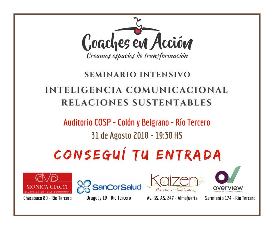 CoachesEnAccion's tweet photo. Reservá  tu entrada! https://t.co/hrniM91rvR