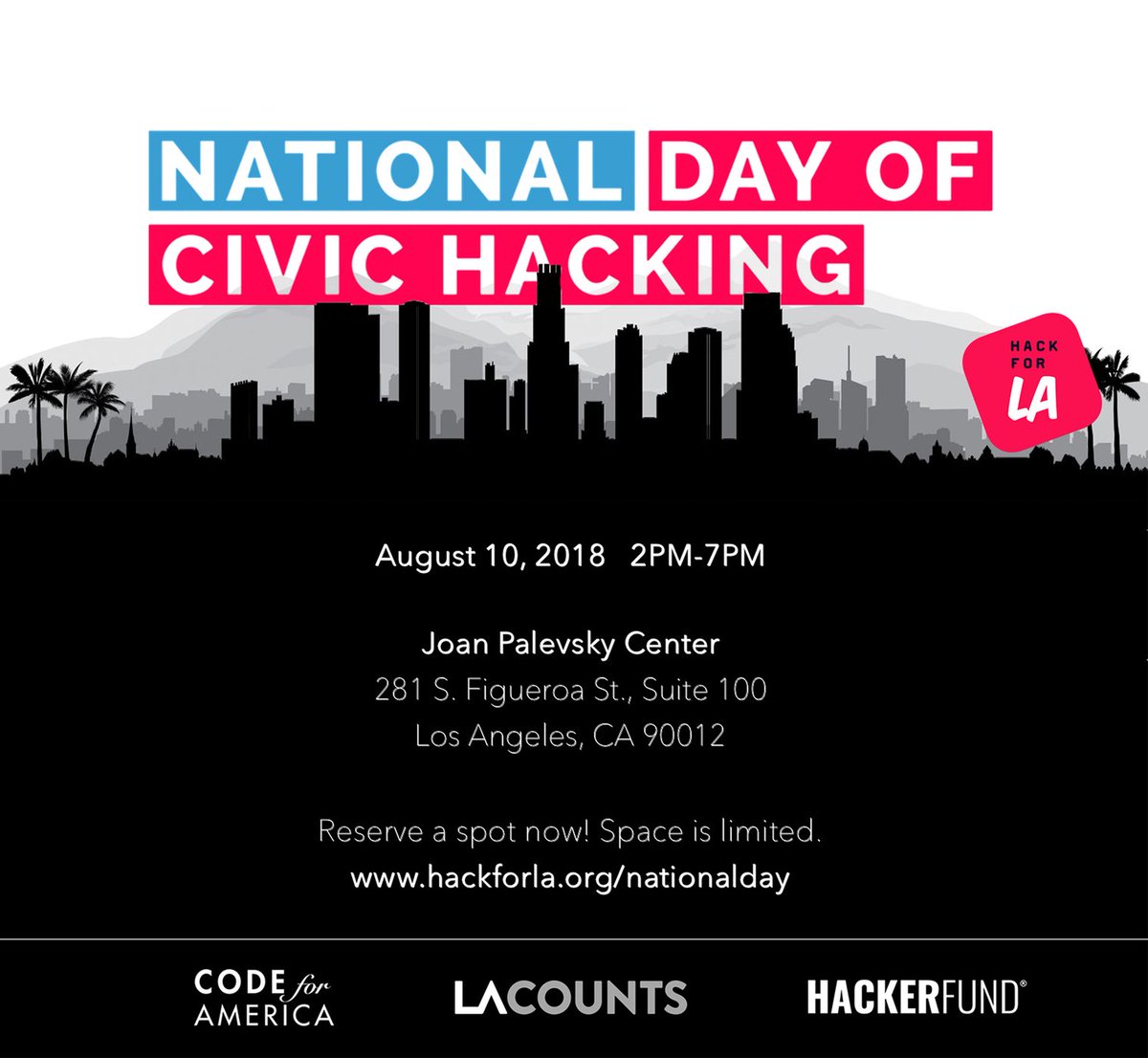 calfund's tweet photo. Homelessness is a big issue in #LA but a solvable one. Together, we’re coming up with human-focused solutions that work. Collaborate with @LA_COUNTS @HackForLA and dozens of #LAChangemakers on August 10th for #NationalDayofCivicHacking. https://t.co/GMhR5CsGkS https://t.co/nJ86butCVe