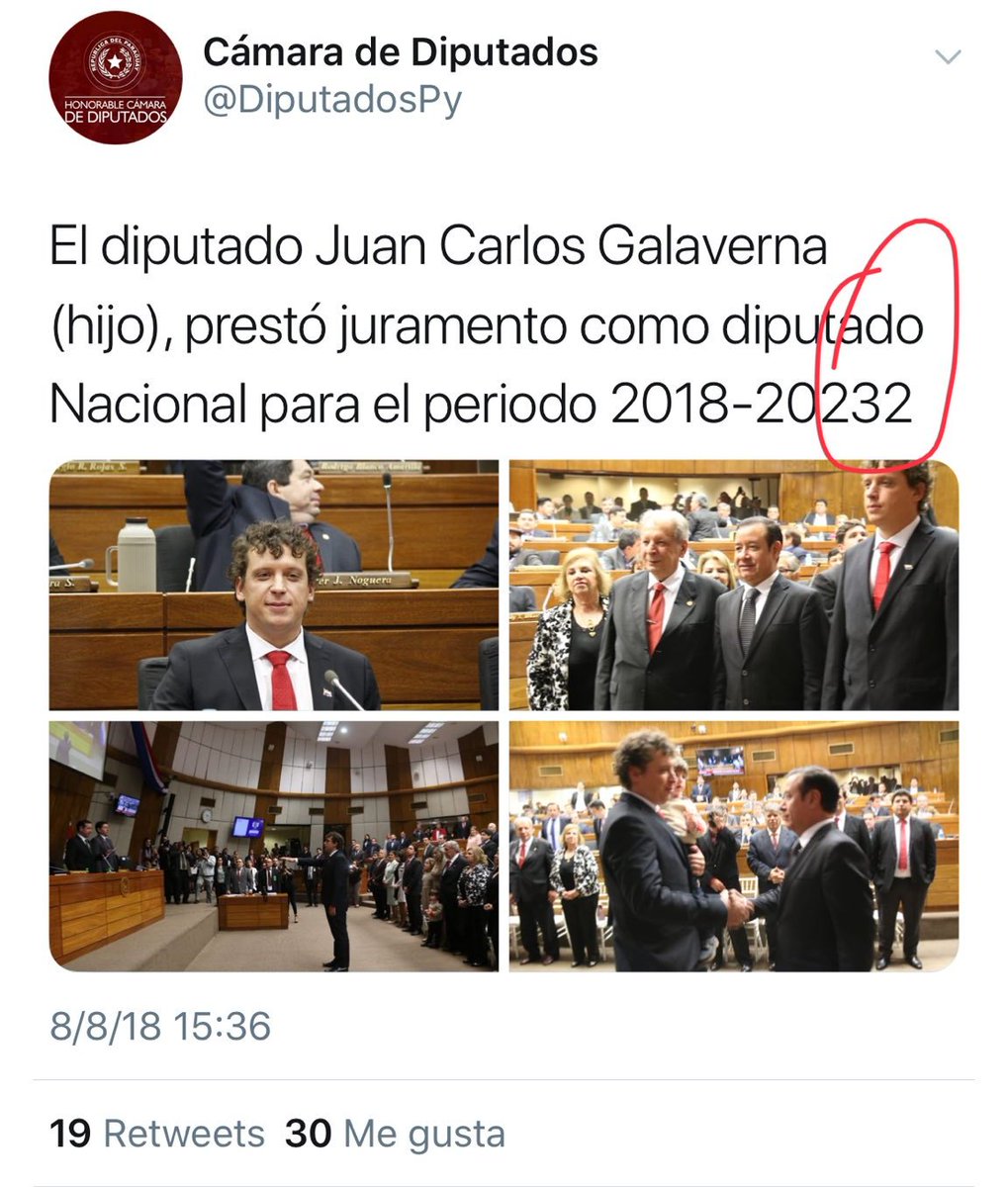 EleditorPy's tweet image. Día 1 y ya se lo proclama Diputado Perpetuo. Nanocop Galaverna.