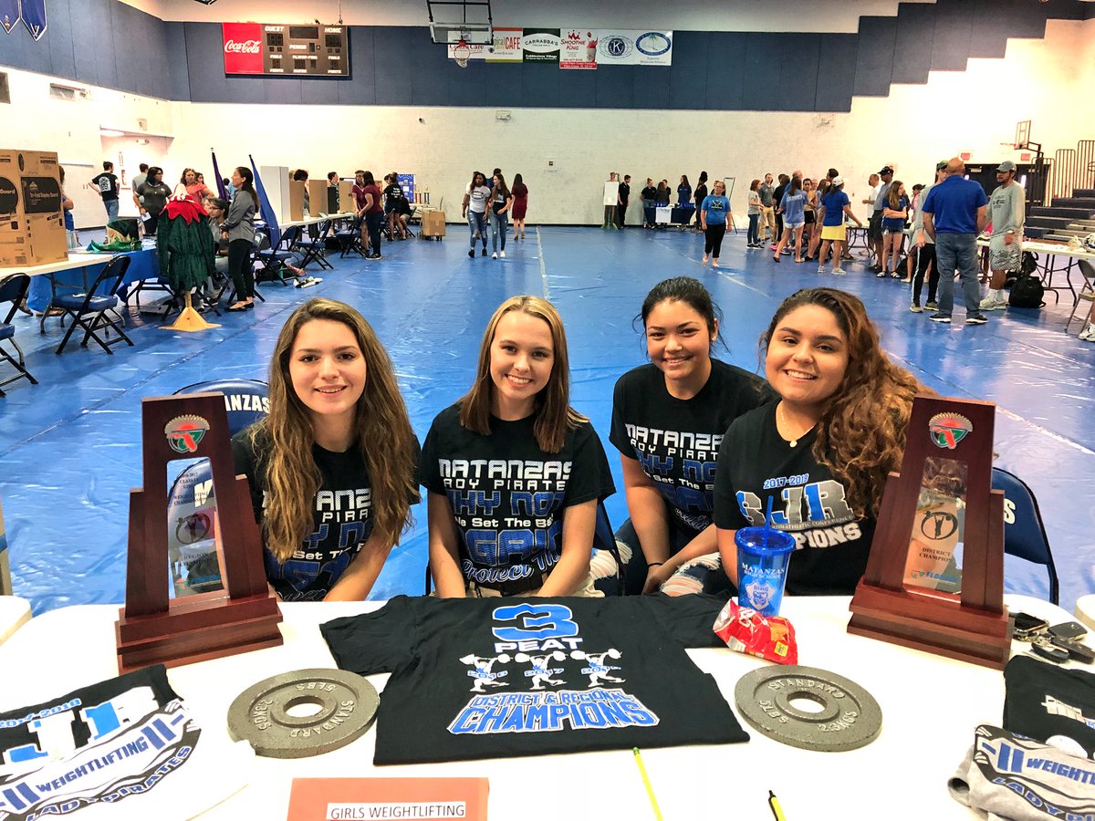Be sure to stop by the gym at Freshman Orientation to visit our Club &amp; Sport tables. #PirateNation 🔵🏴☠️ <a href="/JeffReaves1/">Jeff_Reaves</a> <a href="/ThePiratesAD/">Matanzas Pirates Athletics</a>