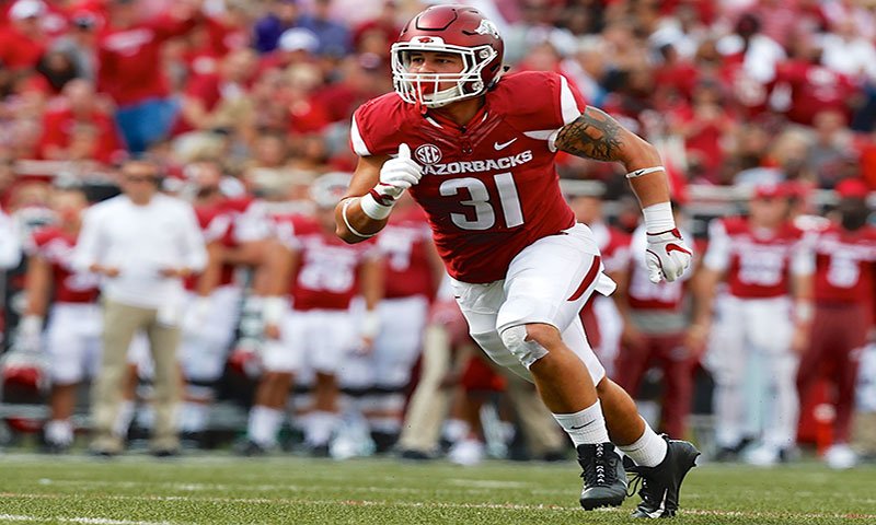 HootensARFBall's tweet photo. Grant Morgan, Hogs rip through first practice in pads, praise teammates. https://t.co/xFwX6X4XgW https://t.co/TeU40B2pxv