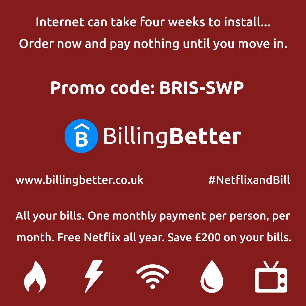 ❗️❗️ Order early to ensure your internet is set up for moving day, not long to go now! You won’t pay anything until September 👍🏻🏡💵